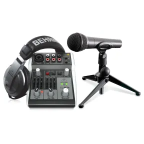 PODCASTUDIO 2 USB de Behringer para Creadores de Contenido