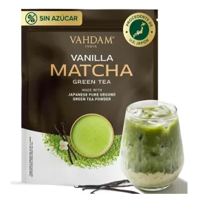 Matcha Uji y Vainilla de Madagascar 100g - 50 Tazas