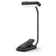 Luz de lectura recargable USB-C con pinza, 3 temperaturas