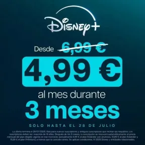 Estándar con Anuncios de Disney+ (3 Meses)