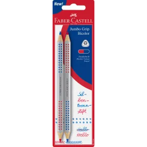 Lápices jumbo Grip bicolor Faber-Castell para niños