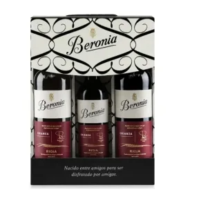 Estuche Beronia Crianza D.O.Ca. Rioja 2x750 ml y 375 ml