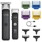 Kit de recortadora de pelo Barberboss para hombres, inalámbrico