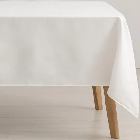 Mantel geométrico Line Blanco 140x200 cm antimanchas
