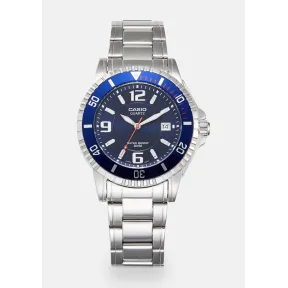 Reloj Casio MTD-1053D en azul y negro disponible