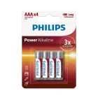 Pilas Alcalinas AAA LR03 1.5V - Pack de 4 Philips Power