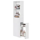 VASAGLE Estrecho Armario de Baño 40x18x134cm