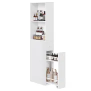VASAGLE Estrecho Armario de Baño 40x18x134cm