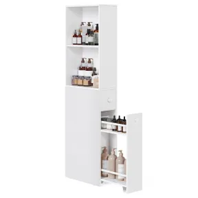 VASAGLE Estrecho Armario de Baño 40x18x134cm