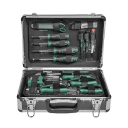 Set de herramientas Mannesmann M29067, caja de aluminio