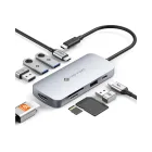 Docking Station USB C 9 en 1, HDMI 4K@60 y PD 100W