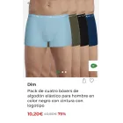 Pack de 4 bóxers de DIM