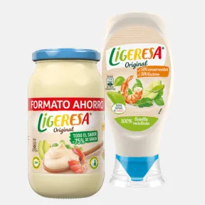 Salsa Ligeresa Fina 425 ml Frasco o 430 ml Bocabajo