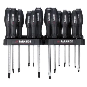 Destornilladores de impacto Parkside Performance, 15 piezas.