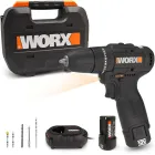 Taladro Percutor Brushless 12V WORX WX121 con 2 Baterías