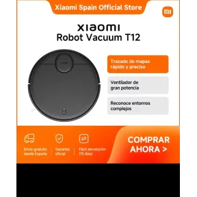 Robot Aspirador Xiaomi T12, Potente Succión y Navegación LDS
