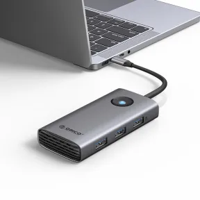 Docking Station ORICO 6 en 1 USB C con HDMI 4K y PD100W