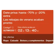 Descuento del 20% en selección de artículos