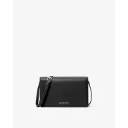 Bandolera de piel negra mediana Marlowe de Michael Kors