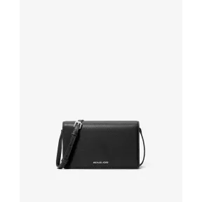 Bandolera de piel negra mediana Marlowe de Michael Kors