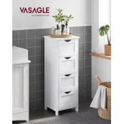 Armario de almacenamiento para baño con 4 cajones, 30x30 cm