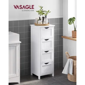 Armario de almacenamiento para baño con 4 cajones, 30x30 cm