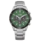 Reloj Citizen Eco-Drive CA4624-56X con Esfera Verde y Acero