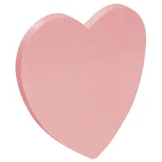Corazón: Notas adhesivas en paquete de 50 unidades