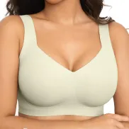 Sujetador Push-up Sin Aro Mujer, Efecto Invisible y Suave
