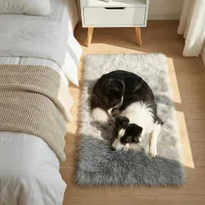 Alfombra Antideslizante Gris 90 x 60 cm - Lavable Mishukaze