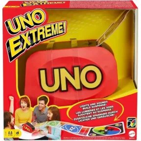 UNO Extreme con lanzador: juego de cartas dinámico