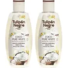 Body Oil Tulipán Negro Coco Pure White - 2 Unidades