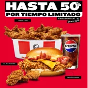 Descuento de hasta el 50% en KFC