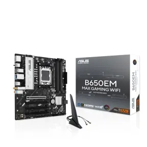 ASUS B650EM MAX WiFi Placa Base Gaming mATX DDR5 Socket AM5