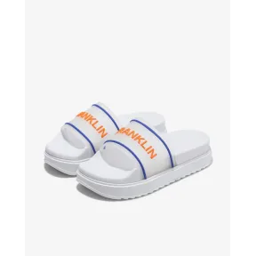 Chanclas Dana Summer D.Franklin blancas con plataforma para mujer