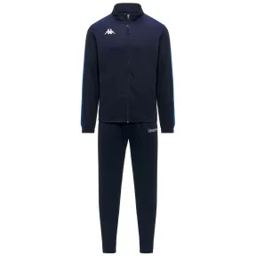 Chándal KAPPA4FOOTBALL entallado azul para hombre