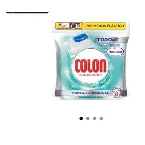 Detergente en Cápsulas Nenuco Colon Total Power Gel - 32 Dosis