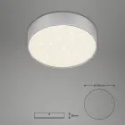 Lámpara de Techo LED Briloner, Diseño Estrella Plata