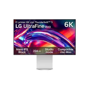 LG 32U990A-S Monitor 32” 6K Nano IPS Black con Thunderbolt