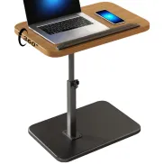Mesa Regulable y Giratoria 360°, Práctica y Móvil en C.