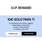 Descuento acumulable: -10€ en compras de 30€ en Springfield