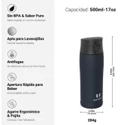 Botella Térmica de Acero Inoxidable Super Sparrow.