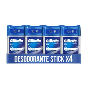 Desodorante y Antitranspirante Gillette Artic Ice 4x70ml