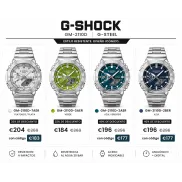 G-Steel G-Shock GM-2110D en acero desde 177€