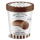 Helado Artesano de Cacao con Vainilla o Nata 400 g Dia Temptation