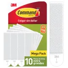 Tiras Adhesivas XL para Colgar Cuadros - 10 Pares