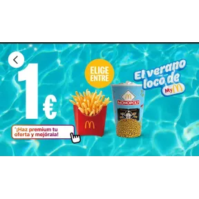 Medianas Patatas o Refresco por Solo 1€