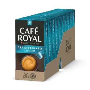 Cápsulas Decaffeinato Café Royal Lungo para Nespresso - 100 unidades