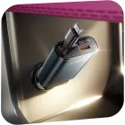 Cargador Rápido 3 en 1 USB C Retráctil 57W para Coche