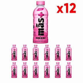 Pack de Bebidas Isotónicas MÁS+ BY MESSI 12 x 500 ml